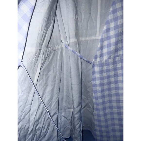 CHARLIE HOLIDAY JUNIPER TIE FRONT DAYTIME WRAP DRESS Lilac Size 4 - Picture 8 of 8